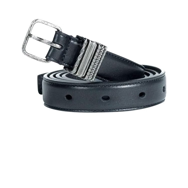 Saint Laurent Belt With Loops Overlay Black