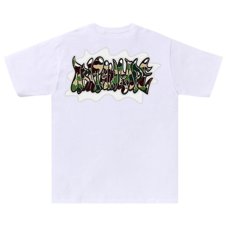 BAPE ABC Camo Spray Can T-Shirt White
