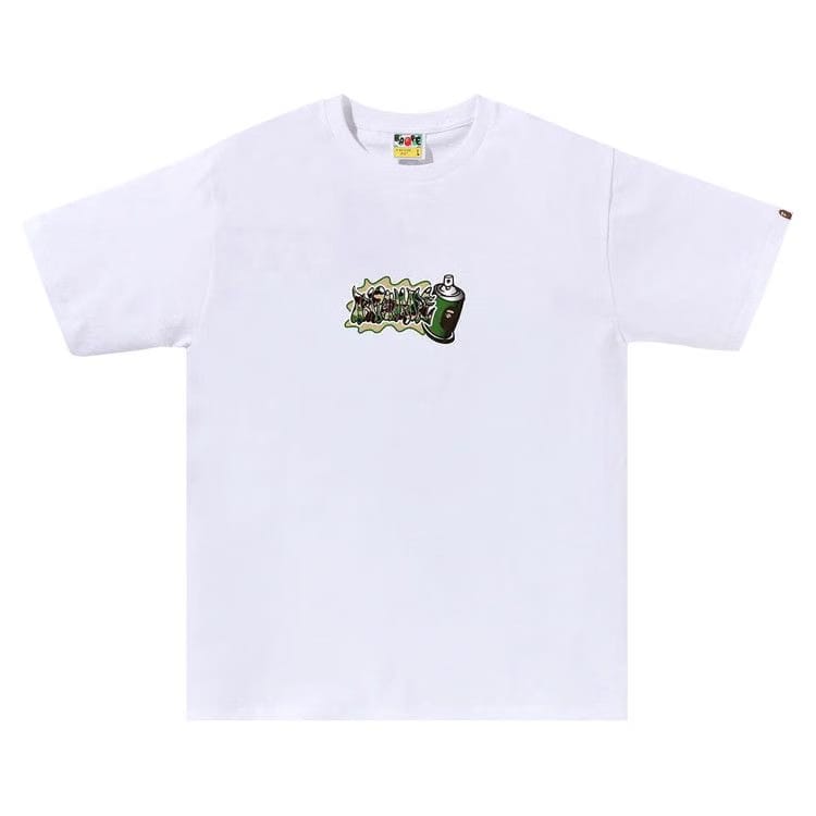 BAPE ABC Camo Spray Can T-Shirt White