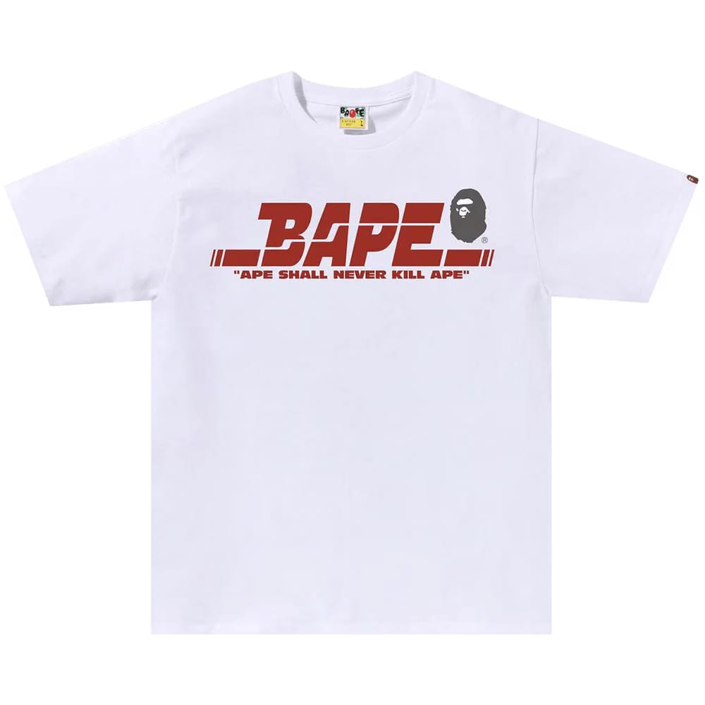 BAPE Sports Logo T-Shirt White