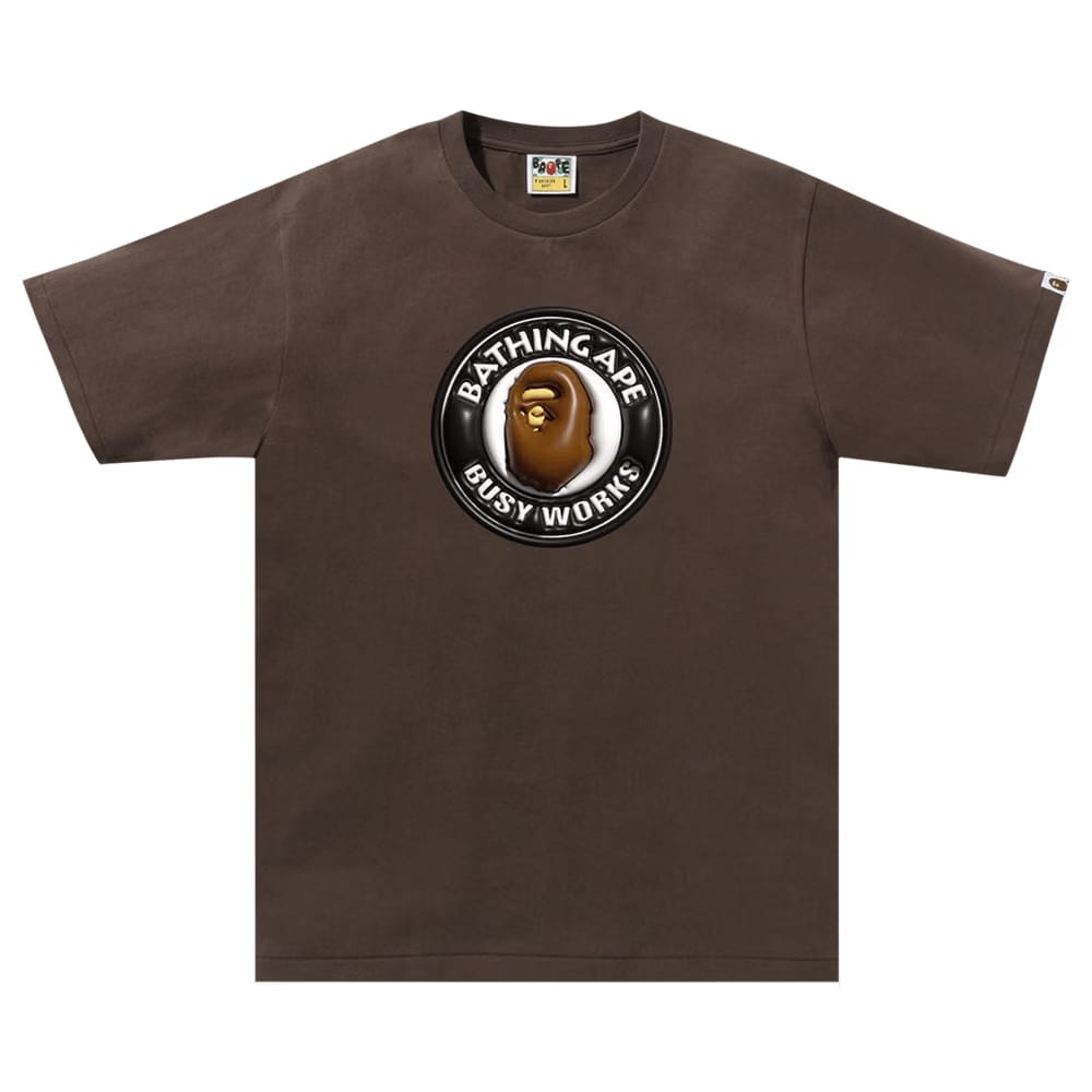 BAPE 3D Busy Works T-Shirt Brown