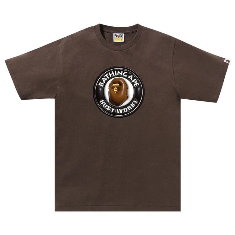 BAPE 3D Busy Works T-Shirt Brown