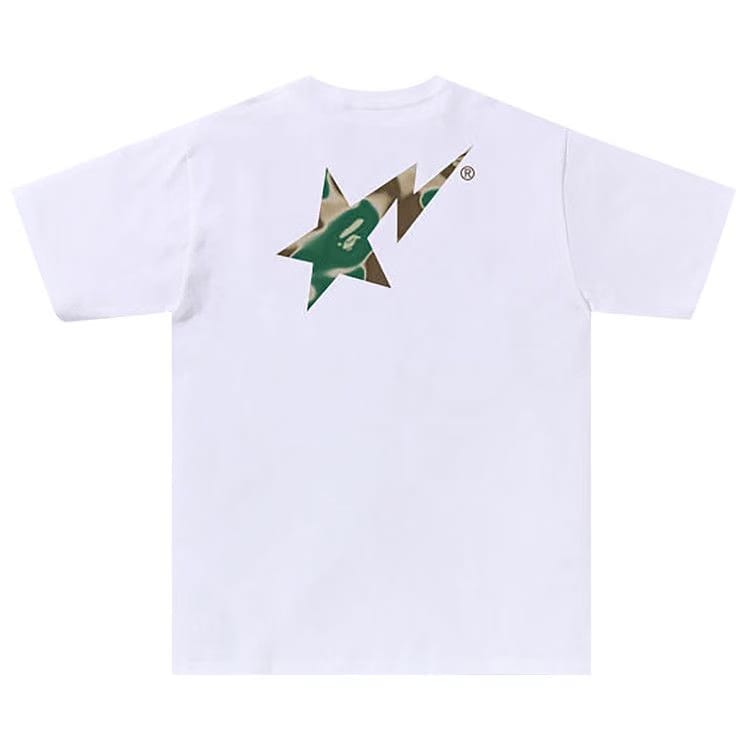 BAPE Liquid Camo Bape Sta Logo T-Shirt White