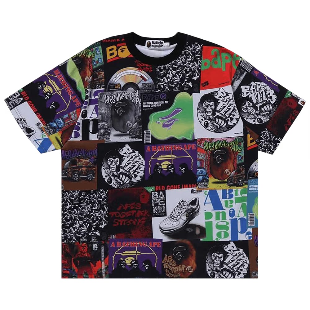 BAPE Album Monogram T-Shirt Multicolor
