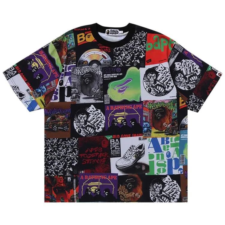 BAPE Album Monogram T-Shirt Multicolor