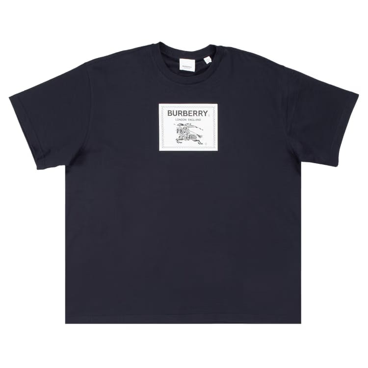 Burberry Roundwood Label Shorts-Sleeve T-Shirt Smoked