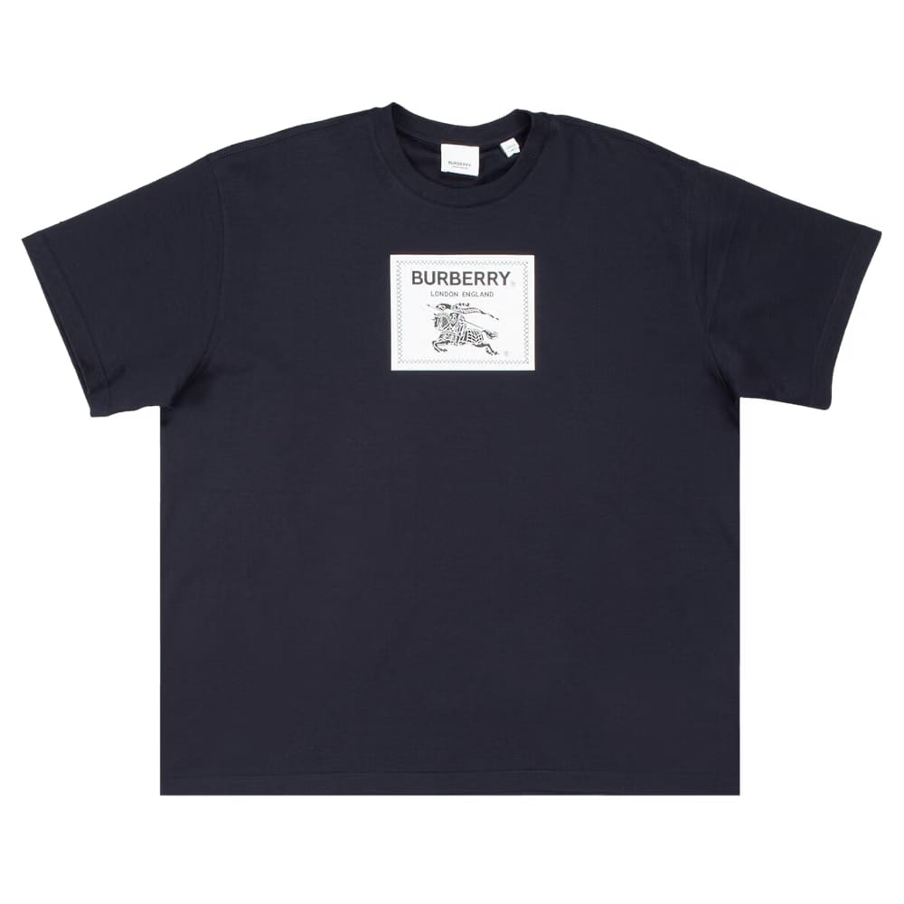 Burberry Roundwood Label Shorts-Sleeve T-Shirt Smoked