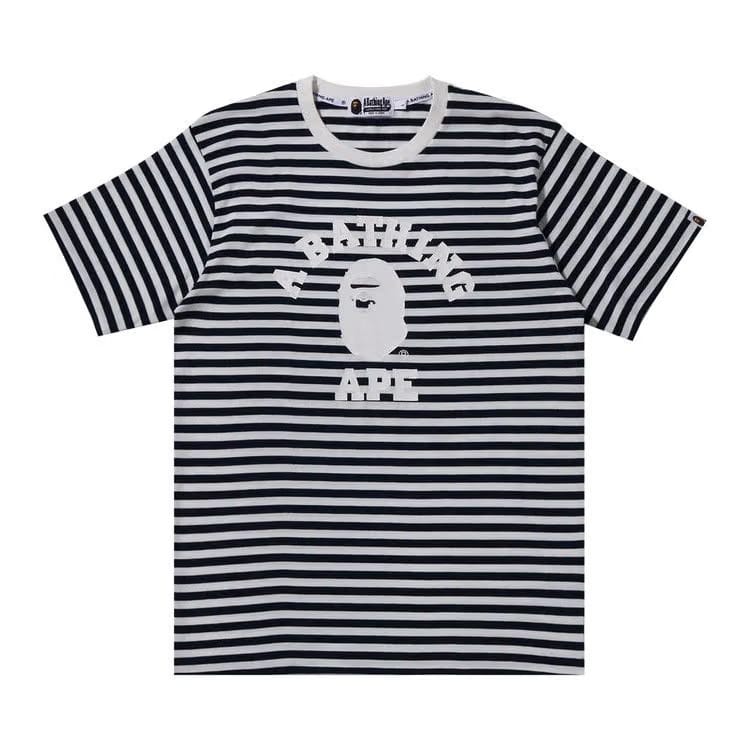BAPE College Hoop T-Shirt Navy