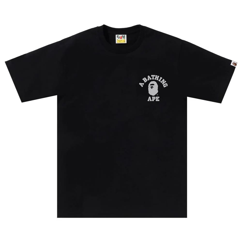 BAPE Liquid Camo College ATS T-Shirt Black