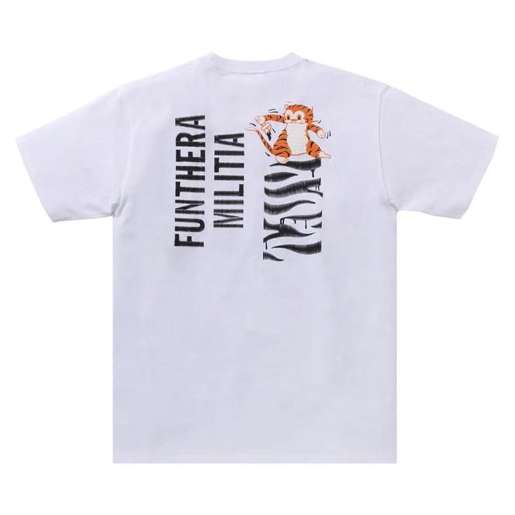 BAPE Embroidery Style Tiger T-Shirt White