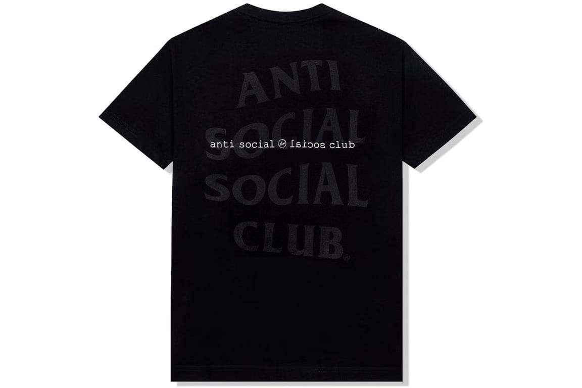 Anti Social Social Club x Fragment Type A T-Shirt (FW22) Black
