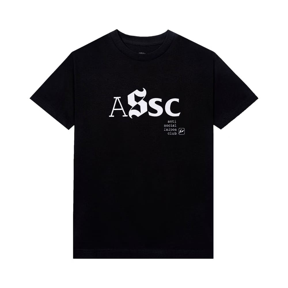 Anti Social Social Club x Fragment Type A T-Shirt (FW22) Black