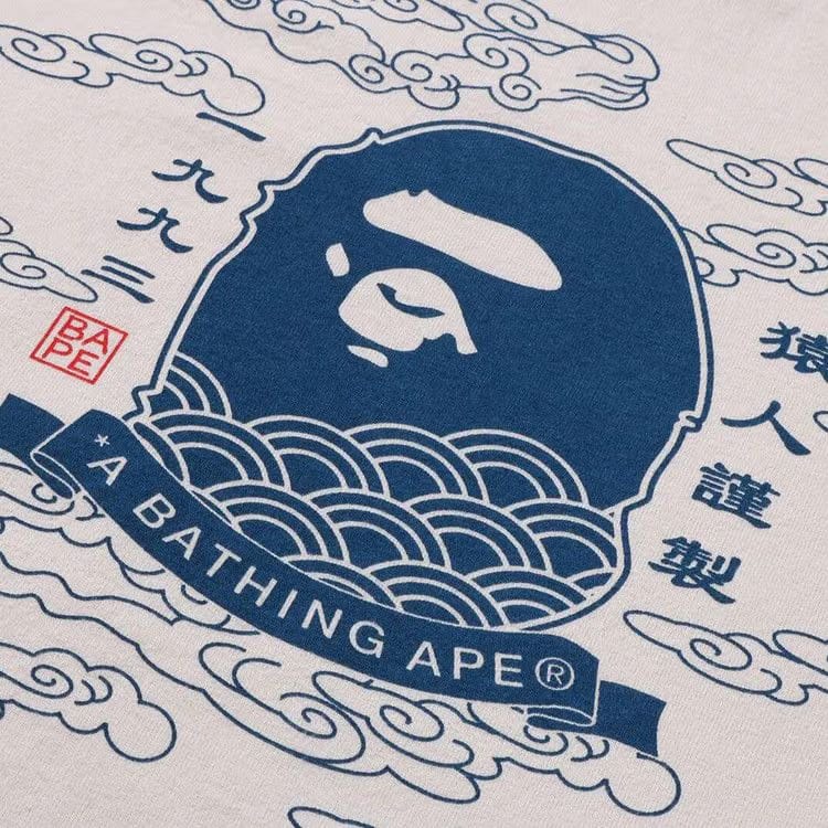BAPE A Bathing Ape 31st Anniv. Ape Head T-Shirt Ivory