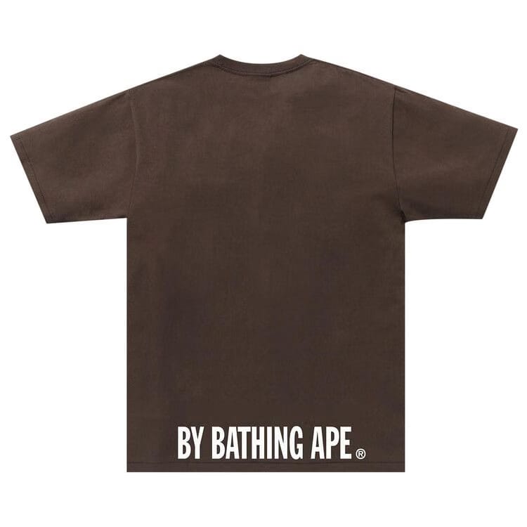 BAPE Ape Face Sta T-Shirt Brown