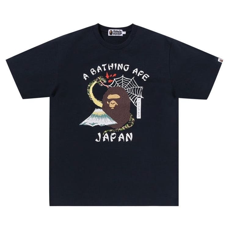 BAPE Japanese Culture T-Shirt Navy