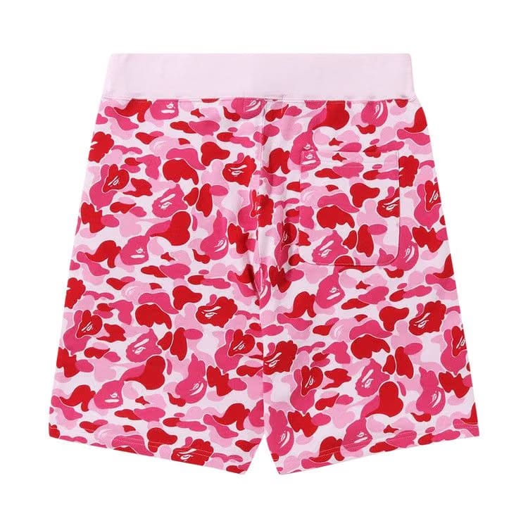 BAPE ABC Camo Sweatshorts Pink