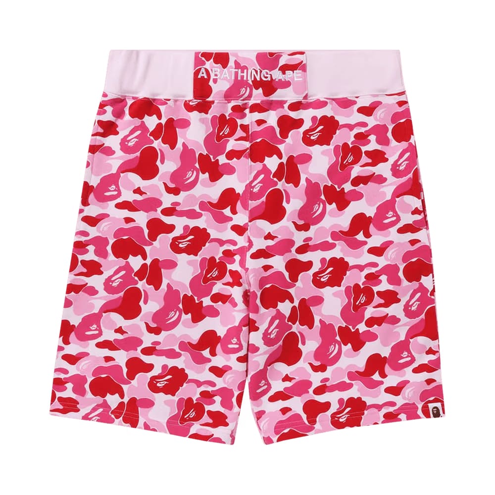 BAPE ABC Camo Sweatshorts Pink