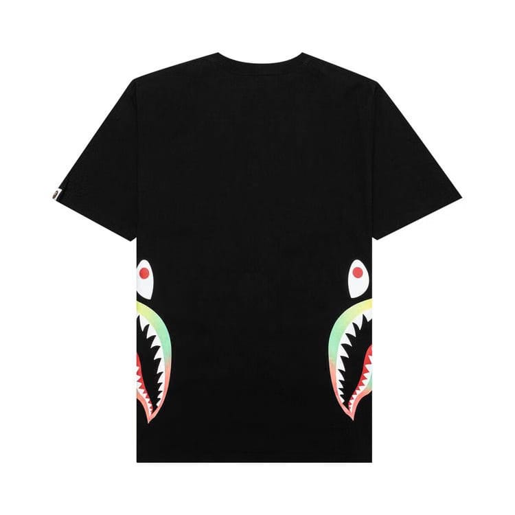 BAPE Gradation Side Shark T-Shirt Black