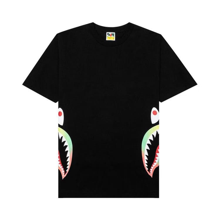BAPE Gradation Side Shark T-Shirt Black