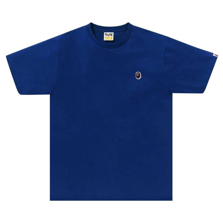 BAPE Ape Head One Point T-Shirt Blue