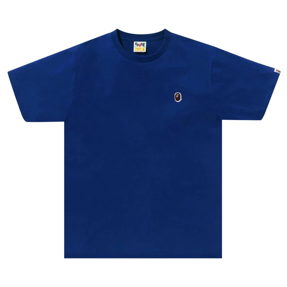 BAPE Ape Head One Point T-Shirt Blue