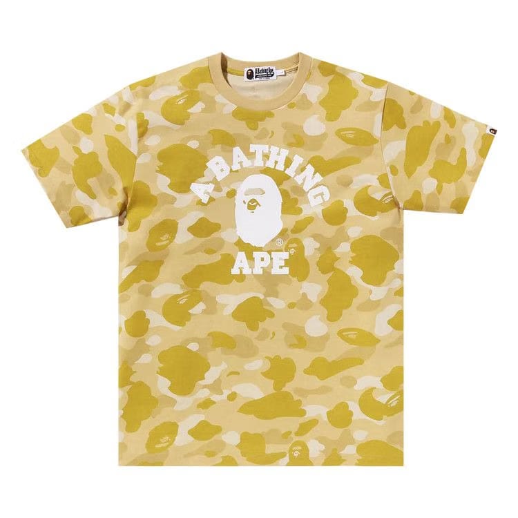 BAPE Color Camo College T-Shirt Yellow