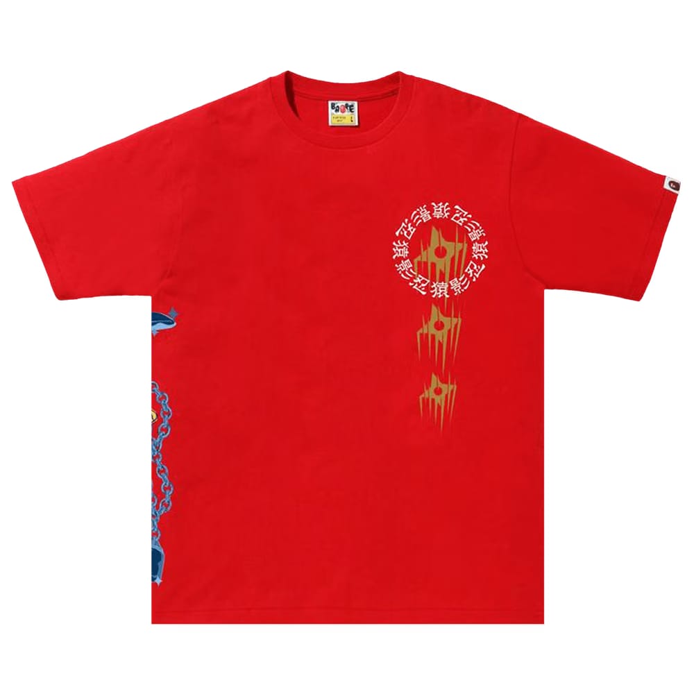 BAPE Ninja T-Shirt Red