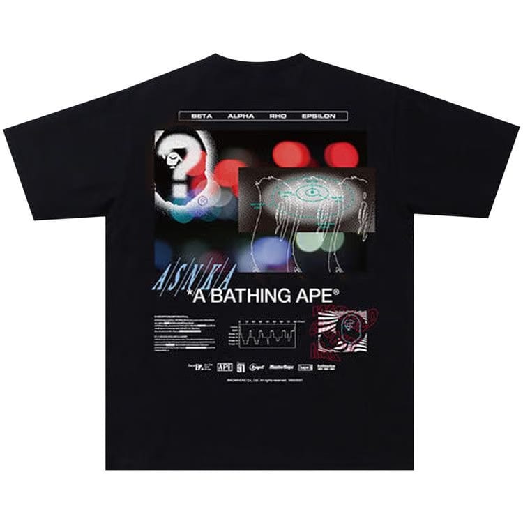 BAPE Time To Sleep T-Shirt Black