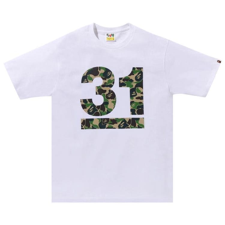BAPE A Bathing Ape 31st Anniv. ABC Camo T-Shirt White/Green
