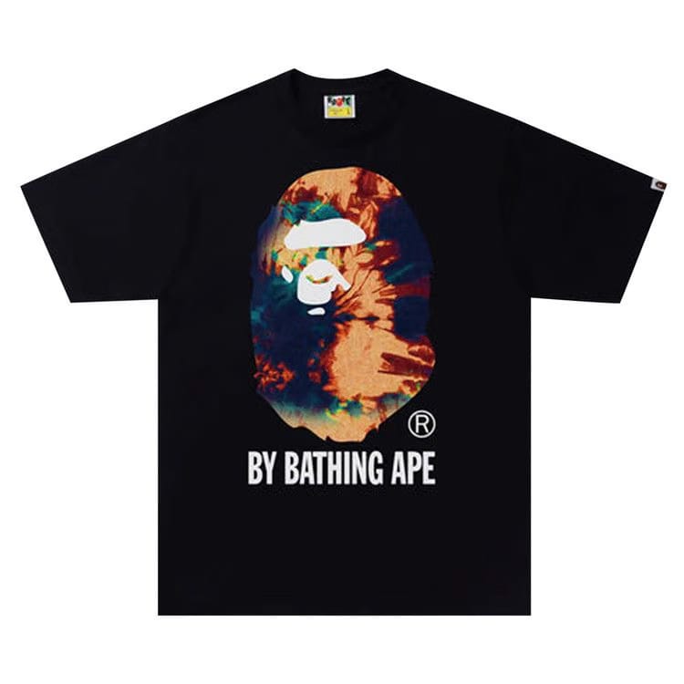 BAPE Tie Dye By Bathing Ape T-Shirt Black/Navy
