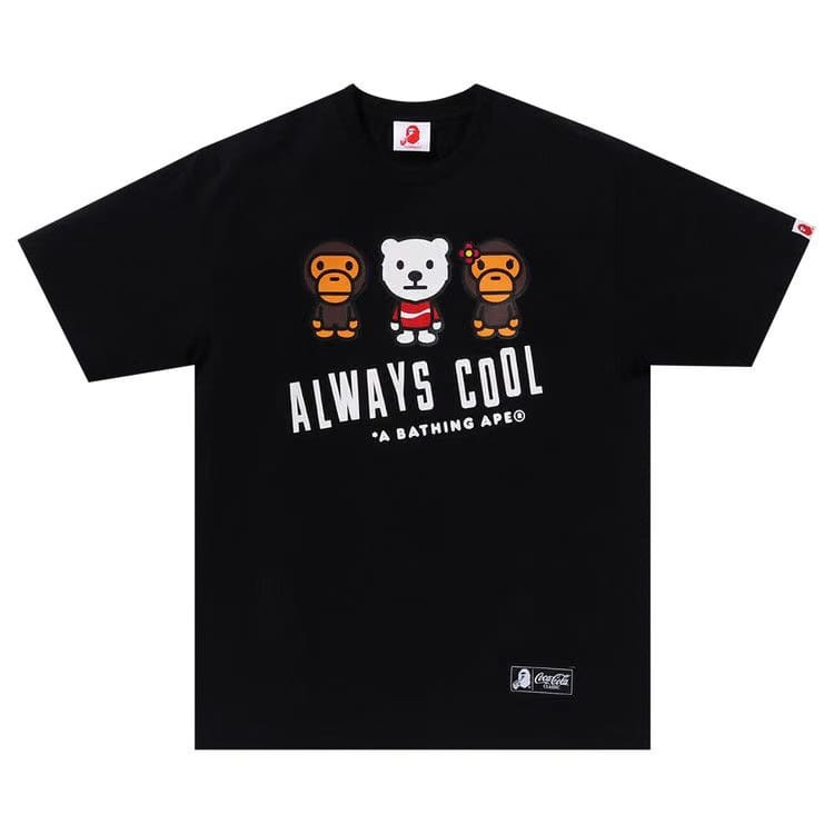 BAPE x Coca-Cola Milo T-Shirt Black