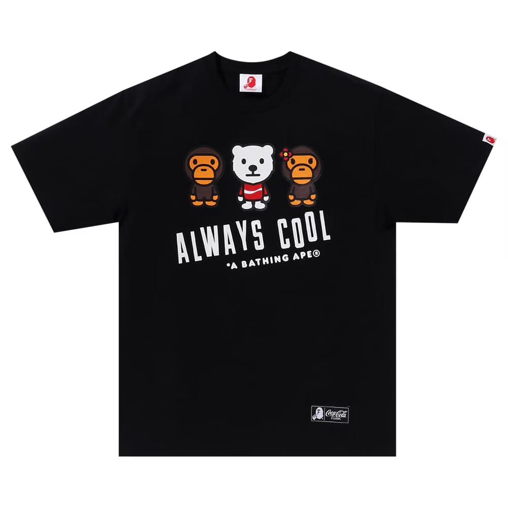 BAPE x Coca-Cola Milo T-Shirt Black