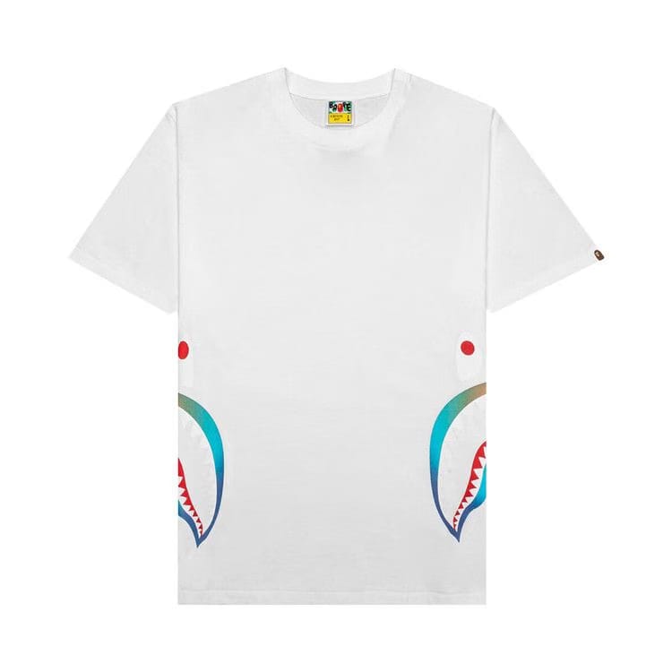 BAPE Gradation Side Shark T-Shirt White