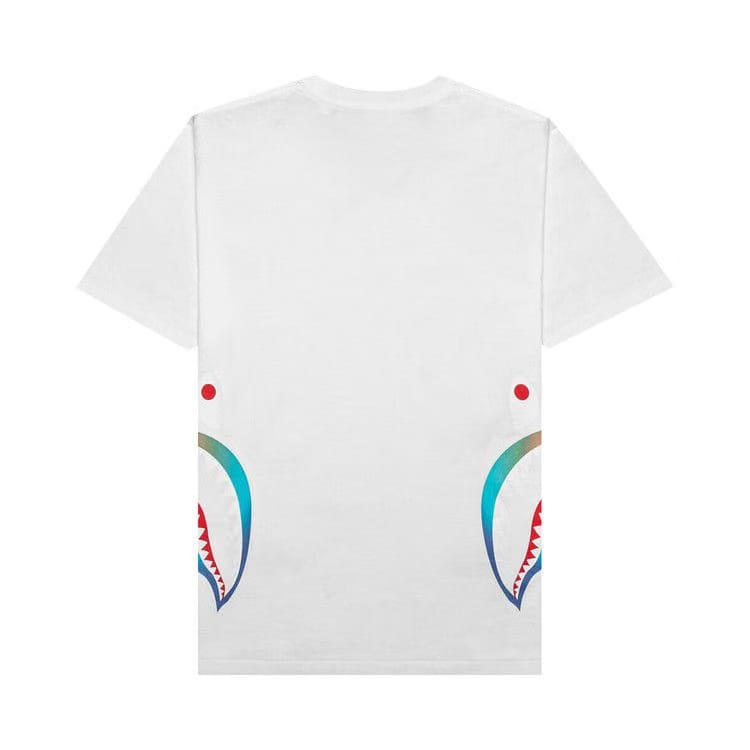 BAPE Gradation Side Shark T-Shirt White