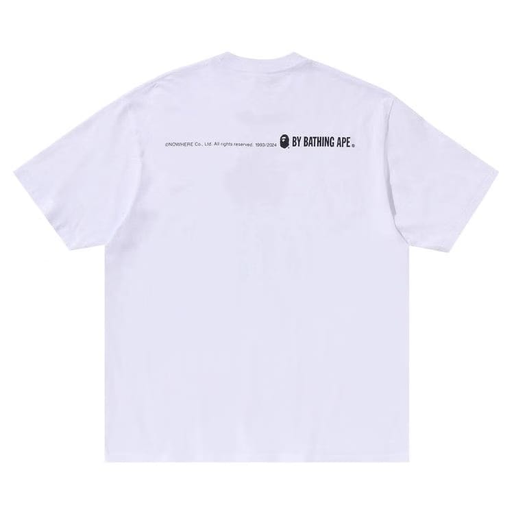 BAPE Graffiti Bape Logo Relaxed Fit T-Shirt White