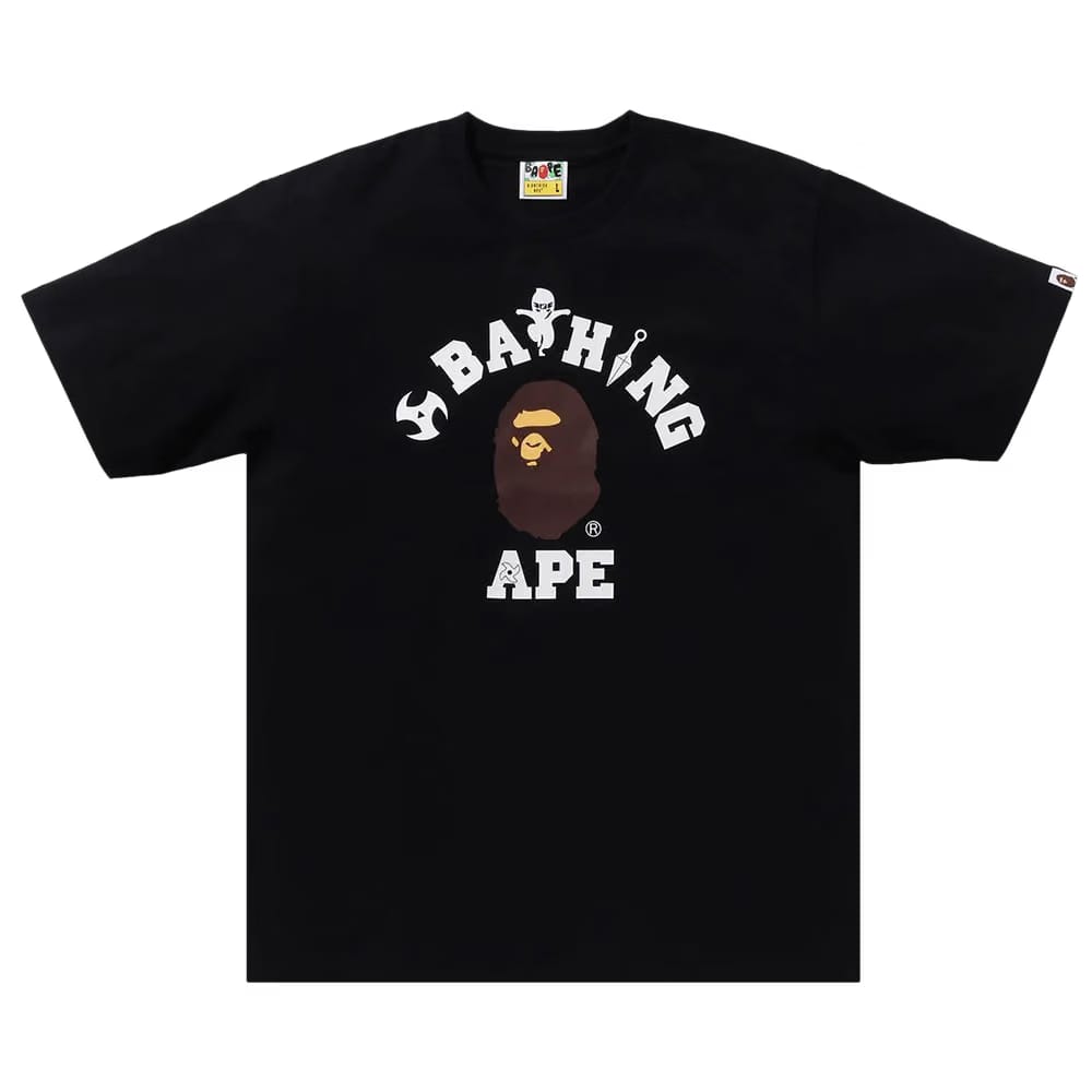 BAPE Ninja College T-Shirt Black