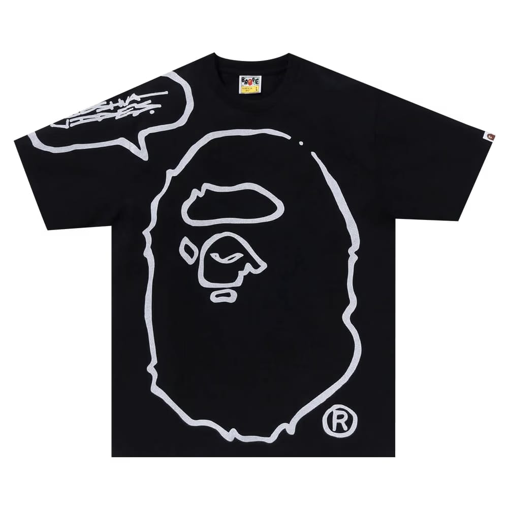 BAPE x Joshua Vides Ape Head T-Shirt Black