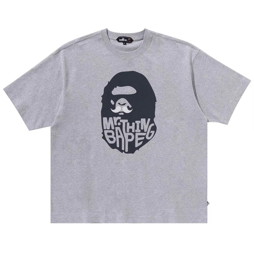 BAPE Ape Head T-Shirt Grey