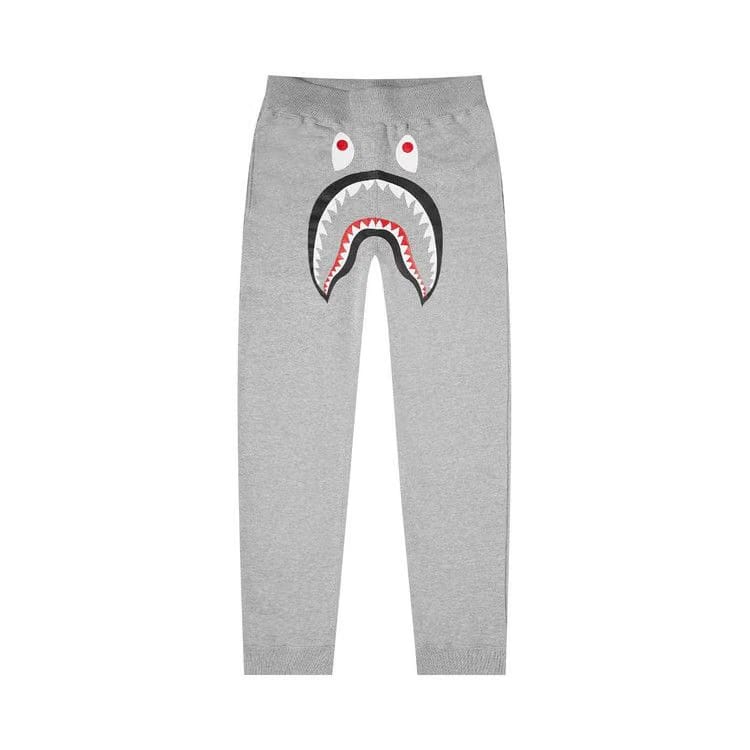 BAPE Shark Slim Sweatpants Grey