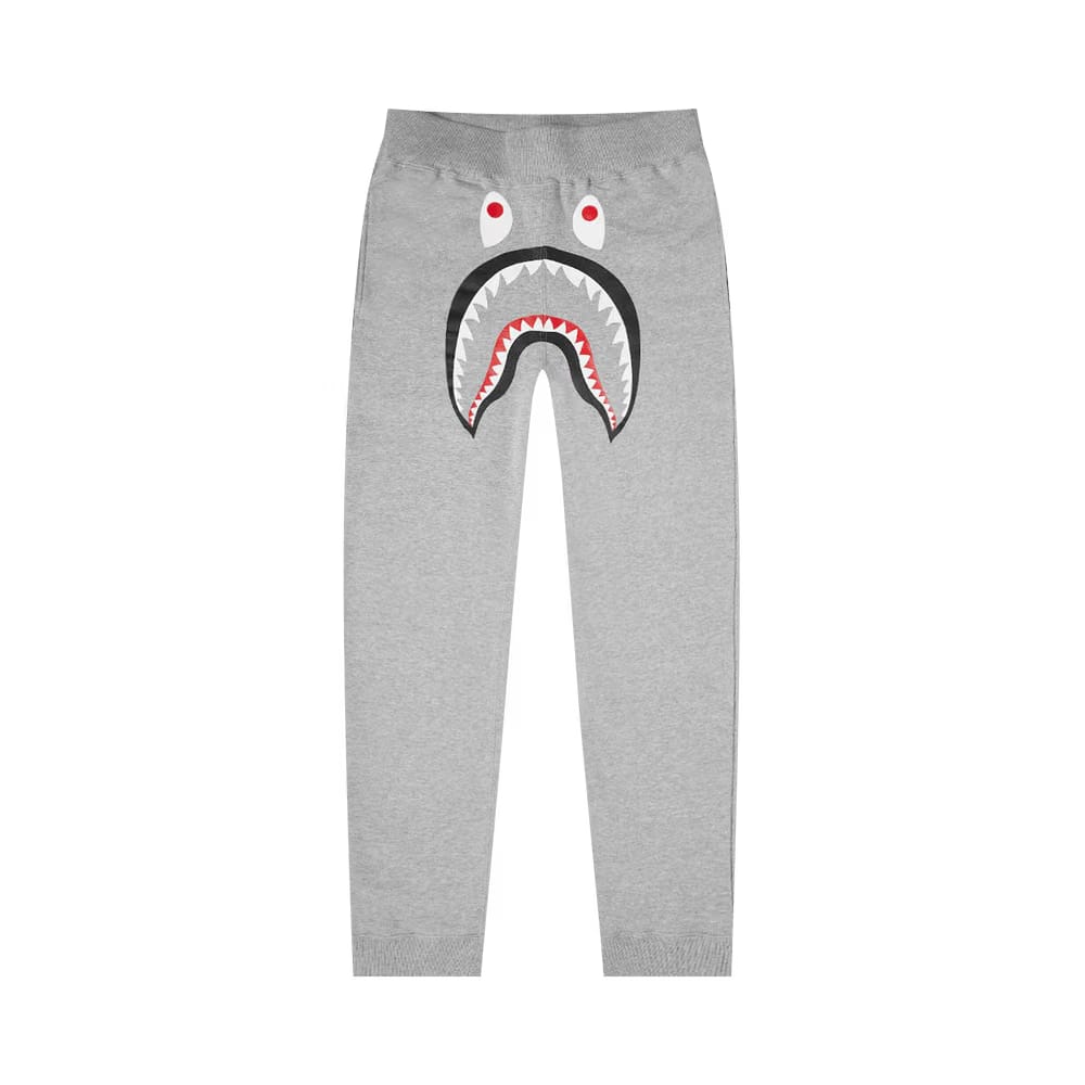 BAPE Shark Slim Sweatpants Grey