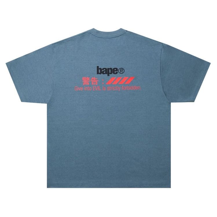 BAPE x Kazuki Kuraishi Logy Relaxed Fit T-Shirt Sax