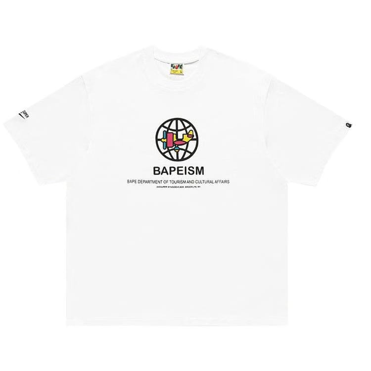 BAPE x KidSuper Bapeism Logo T-Shirt White