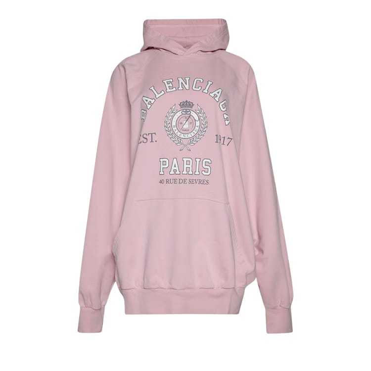 Balenciaga Hoodie Faded Pink