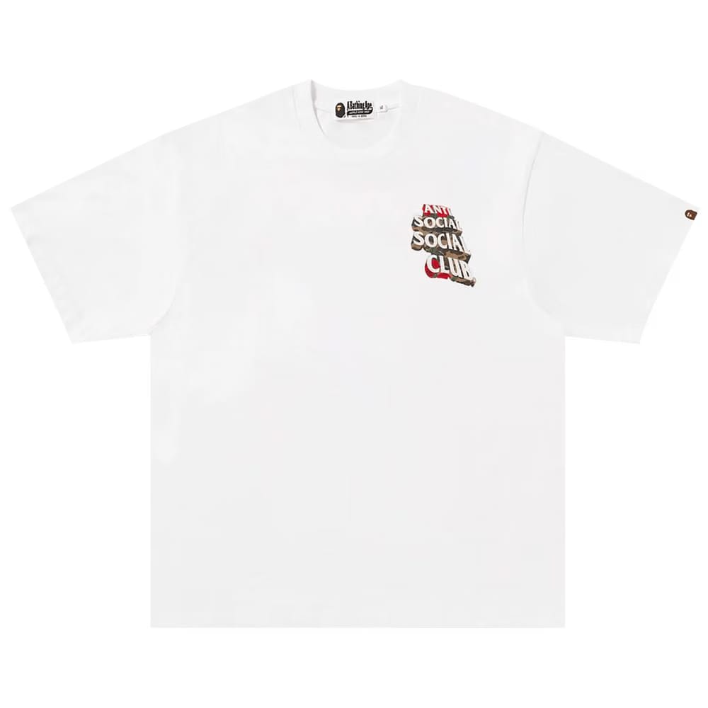 BAPE x Anti Social Social Club T-Shirt #2 White