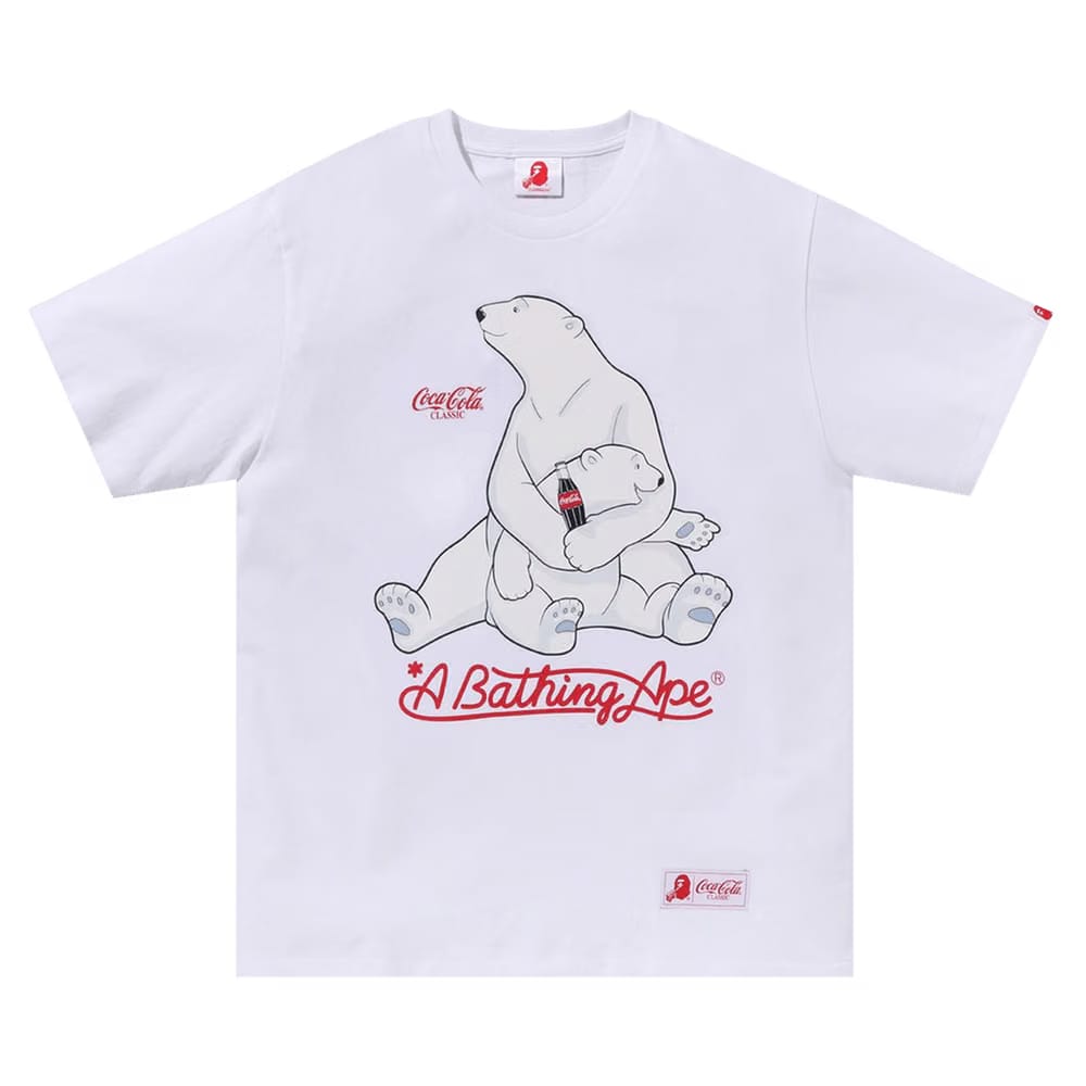 BAPE x Coca-Cola Polar Bear T-Shirt White