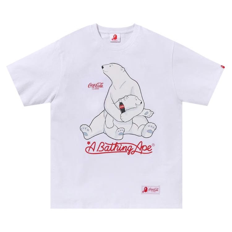 BAPE x Coca-Cola Polar Bear T-Shirt White