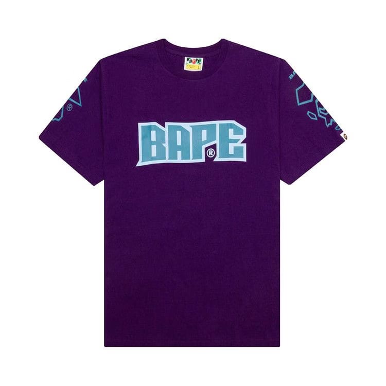 BAPE Football T-Shirt Purple