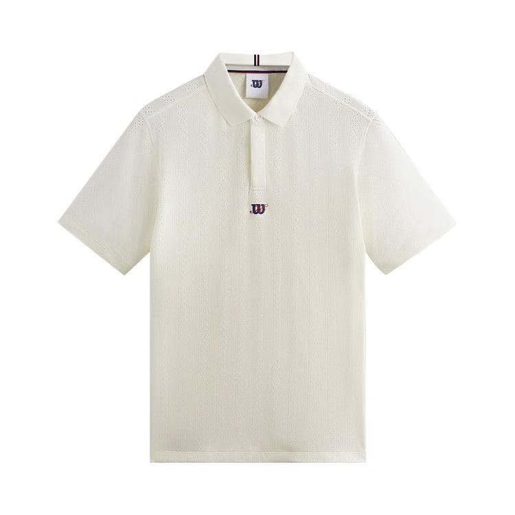 Kith For Wilson Game Point Seamless Polo White Alyssum