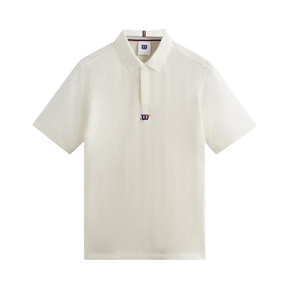 Kith For Wilson Game Point Seamless Polo White Alyssum