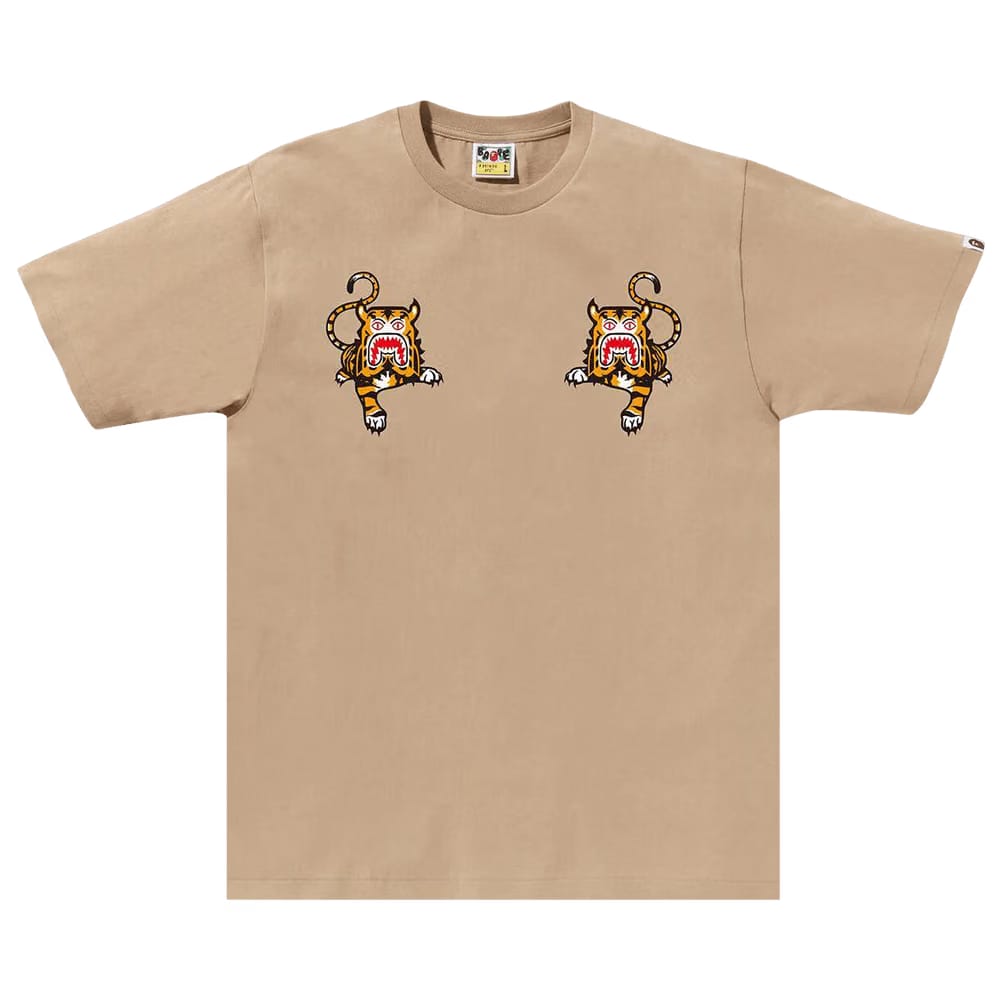 BAPE Tiger T-Shirt Beige